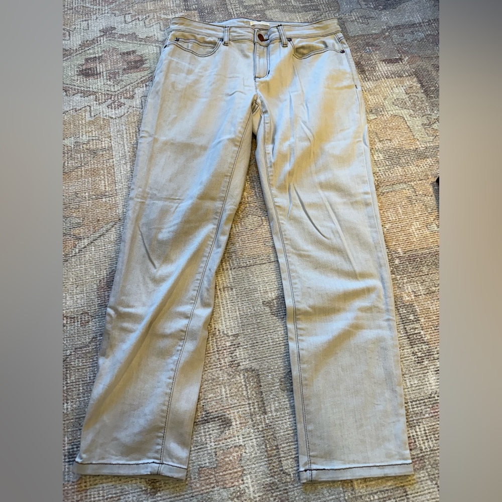 Eileen Fisher Taupe Size 10P Denim Jeans